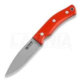 Casström No.10 Swedish Forest knife Sandvik Full Flat G10, oranssi CM13130