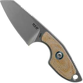 MKM Knives Mikro 2, natural canvas micarta MKMR02-NC