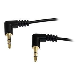 StarTech Slim 3.5mm (angled) - 3.5mm (angled) 0.3m