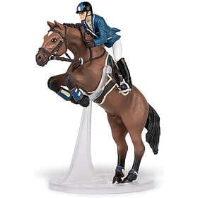 Papo Jumping Oldenburg Horse with Rider Mr.
