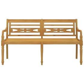 vidaXL Bataviabench 150 cm massiv teak 319147