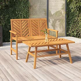 vidaXL Trädgårdsbench 109 cm massivt akaciaträ 362234