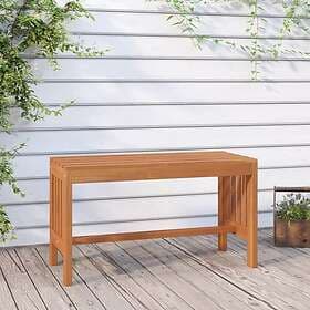 vidaXL Trädgårdsbench 80 cm massivt eukalyptusträ 363287