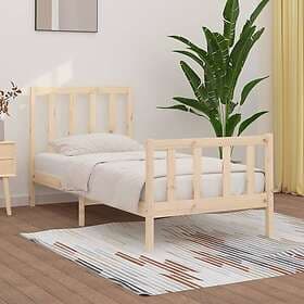 vidaXL Bed Frame solid wood 90x190 cm