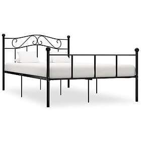 vidaXL Bed Frame svart metall 160x200 cm 284527