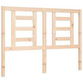 vidaXL Bed Frame med huvudgavel 120x200 cm massivt trä 3192876