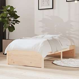 vidaXL Bed Frame massivt trä 75x190 cm 2FT6 814909