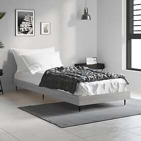 vidaXL Bed Frame grå sonoma 75x190 cm konstruerad trä 832315