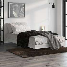 vidaXL Bed Frame grå sonoma 100x200 cm konstruerad trä 832163