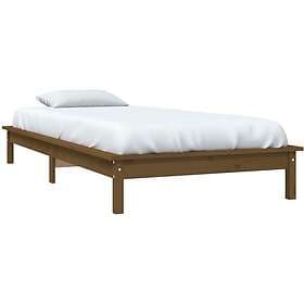 vidaXL Bed Frame honungsbrun 90x190 cm massiv furu 820574