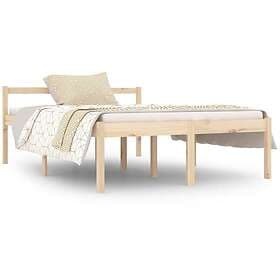 vidaXL Bed Frame massiv furu 140x190 cm 810594