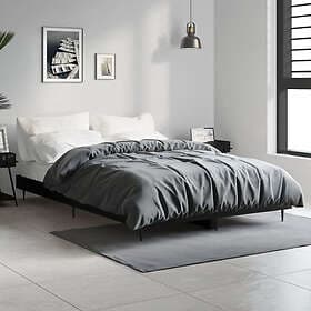 vidaXL Bed Frame svart 120x190 cm konstruerat trä 832294
