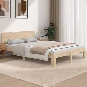 vidaXL Bed Frame massivt trä 135x190 cm 4FT6 810470