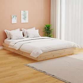 vidaXL Bed Frame solid wood 120x190 cm