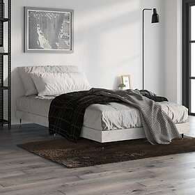 vidaXL Bed Frame betonggrå 90x200 cm konstruerad trä 832169