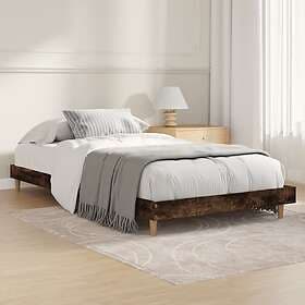 vidaXL Bed Frame rökfärgad ek 90x190 cm konstruerad trä 832098
