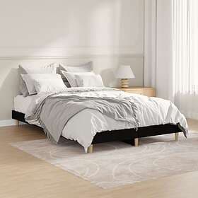 vidaXL Bed Frame svart 120x190 cm konstruerat trä 832086