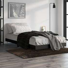 vidaXL Bed Frame svart 90x200 cm konstruerat trä 832166