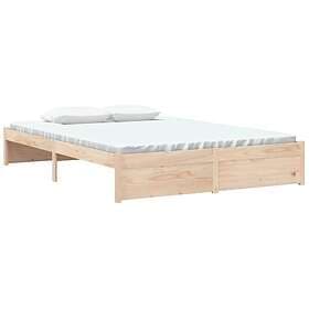 vidaXL Bed Frame solid wood 140x200 cm