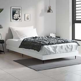 vidaXL Bed Frame vit 90x200 cm konstruerat trä 832269