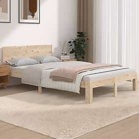 vidaXL Bed Frame massivt trä 120x190 cm 810465