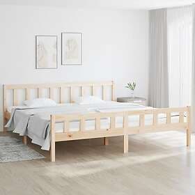 vidaXL Bed Frame massivt trä 160x200 cm 810689
