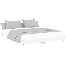 vidaXL Bed Frame vit 120x200 cm konstruerat trä 832149