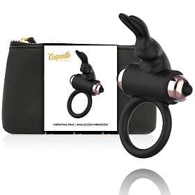 Coquette cock ring with vibrator