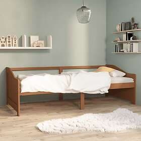 vidaXL Dagbädd 3-sits honungsbrun massiv furu 90x200 cm 322166