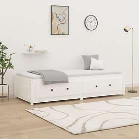 vidaXL Dagbädd vit 80x200 cm massiv furu 821585