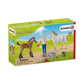 Schleich Farm World Veterinarian Visiting Mare and Foal Action Figure
