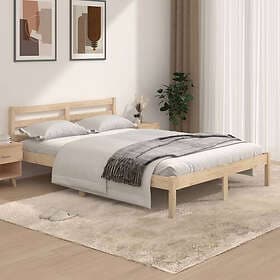 vidaXL Bed Frame massiv furu 135x190 cm 4FT6 810405