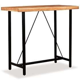 vidaXL Barbord massiv akacia 120x60x107 cm 245436