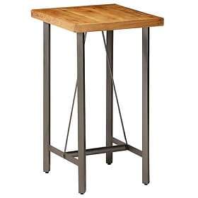 vidaXL Barbord massiv återvunnen teak 60x60x107 cm 245803