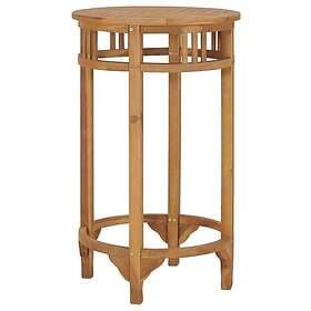 vidaXL Barbord Ø 60 cm massiv teak 49426