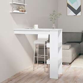 vidaXL Bar table wall-mounted white 102x45x103.5 cm engineered wood 811781