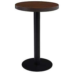 vidaXL Bistrobord mörkbrun 50 cm MDF 286419