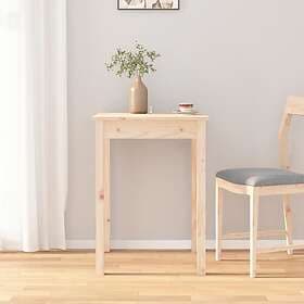 vidaXL Dining Table 55x55x75 cm Solid Pine Wood 814254