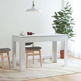 vidaXL Dining Table 120x60x76 cm Chipboard White
