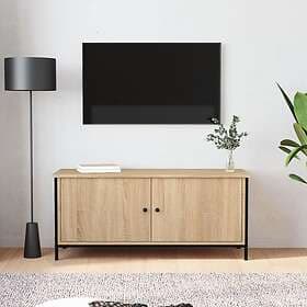 vidaXL TV Stand med dörrar sonoma-ek 102x35x45 cm konstruerat trä 826291