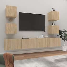 vidaXL TV Stand 6 piece sonoma oak engineered wood 3114264