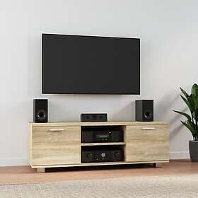 vidaXL TV Stand sonama-ek 120x40.5x35 cm konstruerat trä 342616