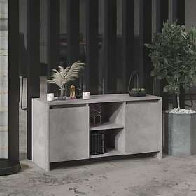 vidaXL TV Stand betonggrå 102x37.5x52.5 cm spånskiva 809795