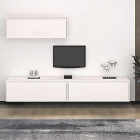 vidaXL TV Stand 3 st vit massiv furu 3100140