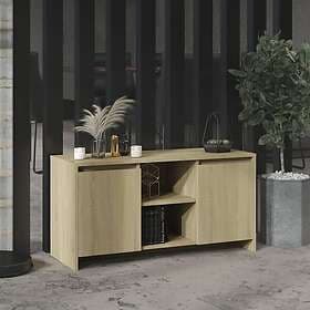 vidaXL TV Stand sonoma-ek 102x37.5x52.5 cm spånskiva 809794