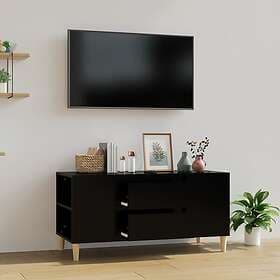 vidaXL TV Stand svart 102x44.5x50 cm konstruerat trä 819597