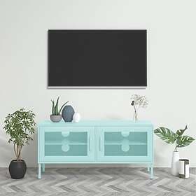 vidaXL TV Stand mintgrön 105x35x50 cm stål 336239
