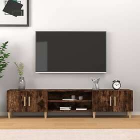 vidaXL TV-skåp rökfärgad ek 180x31.5x40 cm konstruerat trä 816261