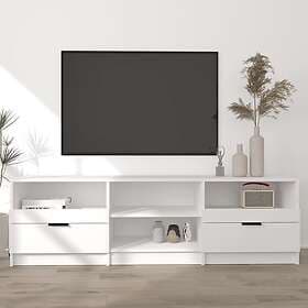 vidaXL TV Stand vit 150x33.5x45 cm konstruerat trä 811457