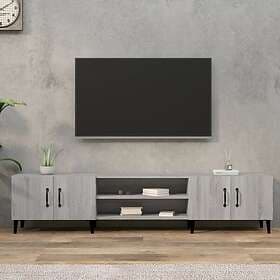 vidaXL TV Stand 180x31.5x40 cm engineered wood grey sonoma 816270